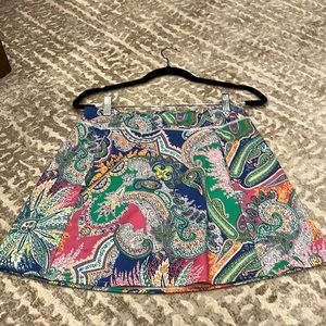 RLX paisley golf skort